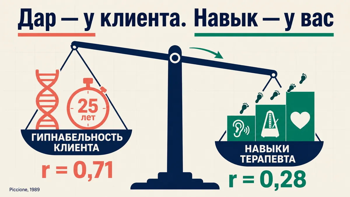 способности гипнотерапевта: что даёт природа и что даёт обучение