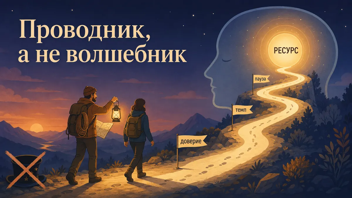 гипнотерапевт — проводник по вниманию клиента, а не волшебник