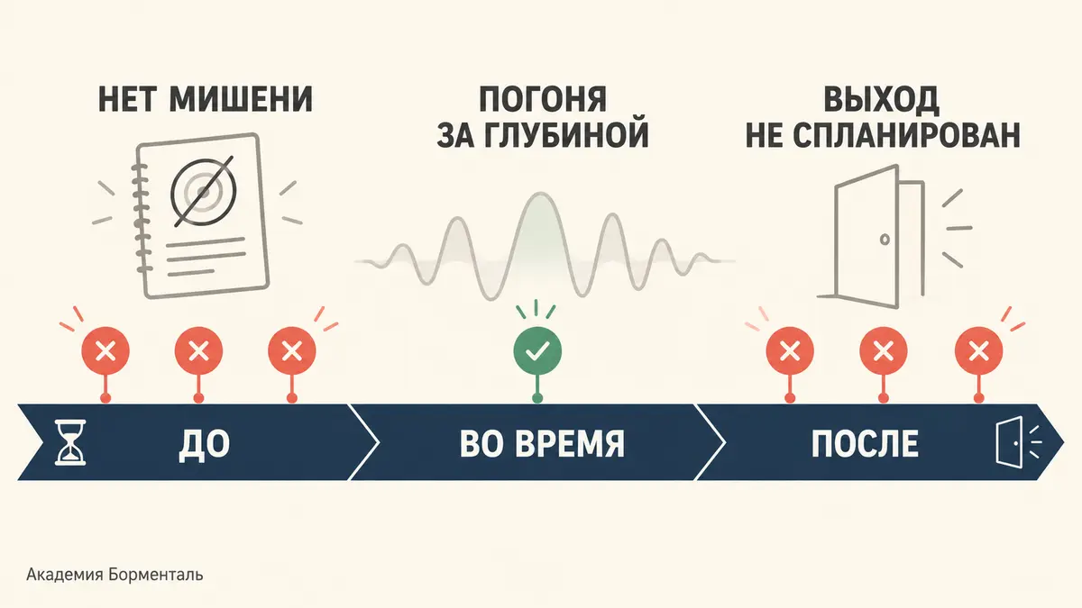 частые ошибки психолога при работе с гипнотическим трансом