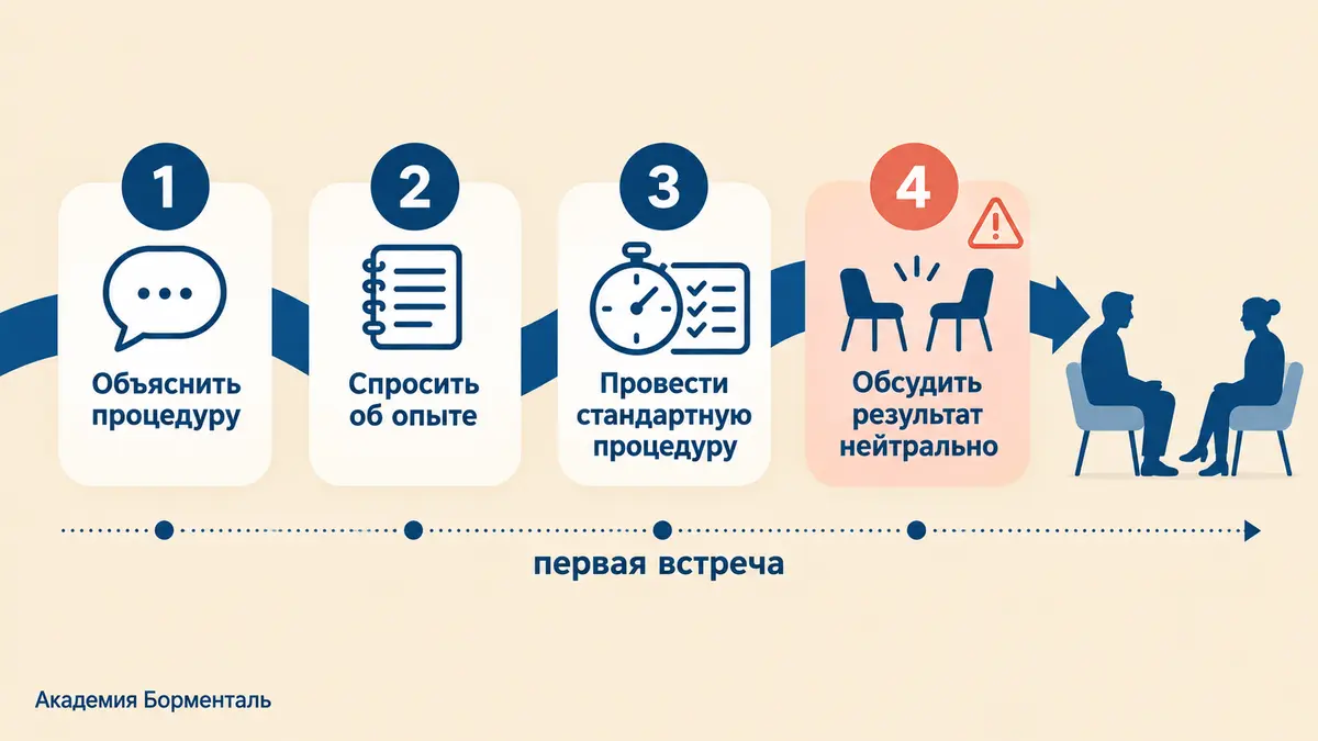 как проверить гипнабельность на приёме: протокол из четырёх шагов
