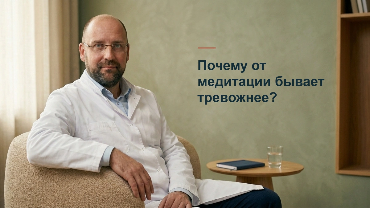 медитация от тревоги и стресса, Князьков Андрей Владимирович, Академия Доктор Борменталь